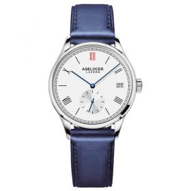 Agelocer Automatic Watch Women Leather Strap Ladies Wristwatch Black Waterproof Mechanical Watch Ladies Watch 1203A6