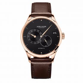 Top Luxury Switzerland Brand AGELOCER Men Automatic Watches Men's Clock Man Gold Waterproof Wrist Watch 5104D2