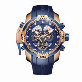 Reef Tiger/RT Top Brand Luxury Sport Watch Men Rose Gold Military Watches Rubber Strap Automatic Waterproof Watches RGA3503-PRLG