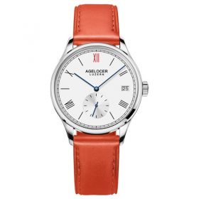 Agelocer Automatic Watch Women Leather Strap Ladies Wristwatch Black Waterproof Mechanical Watch Ladies Watch 1201A4