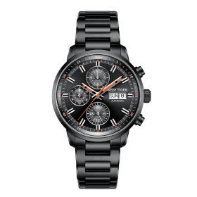 Reef Tiger Top Brand All Black Sport For Men Automatic Mechanical With Date Waterproof  RGA1659-BBOB