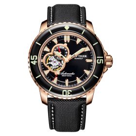 Reef Tiger Aurora Sea Wolf Super Luminous Automatic Sport Watch for Men Stainless Steel Dive Watches with Date RGA3039